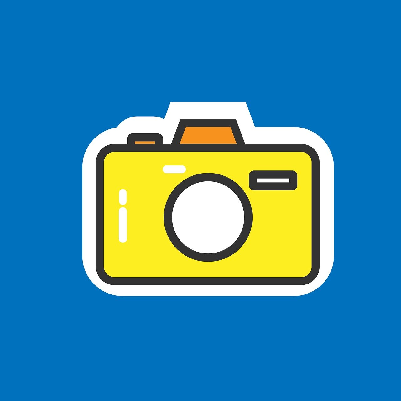 camera, logo, icon, cartoon, instagram, photography, design, button, equipment, pixabay, flat art, company, kids, book, sticker, instagram logo, business, picture
