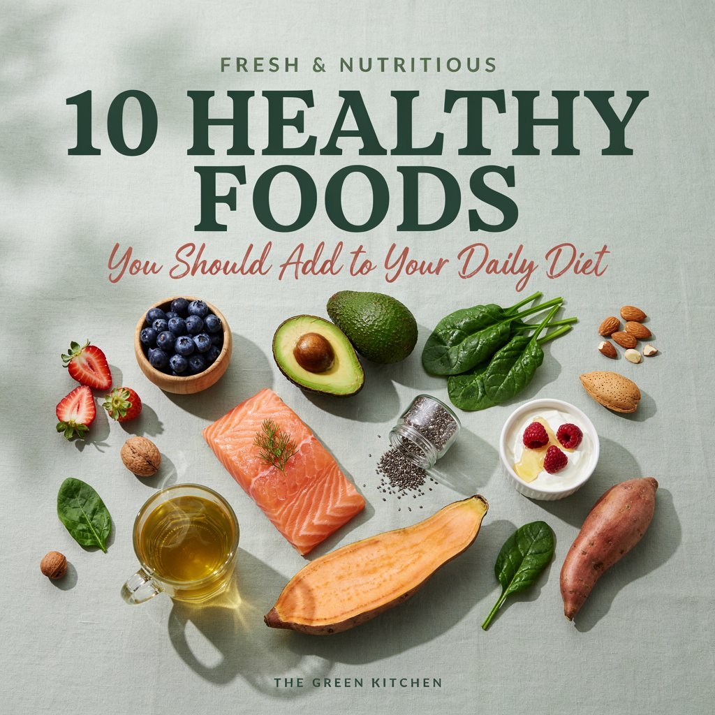 10 Healthy Foods You Should Add to Your Daily Diet